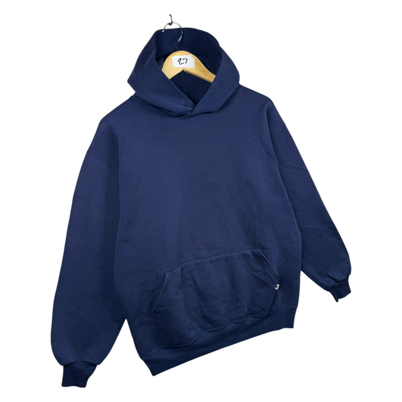 Vintage Russell Solid Pullover Hoodie