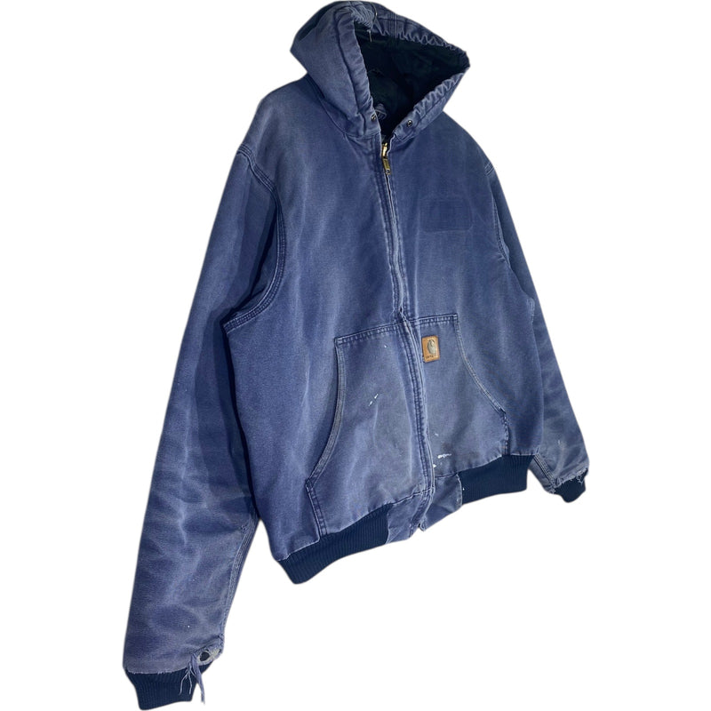 Vintage Carhartt Full Zip Workwear Hooded Jacket