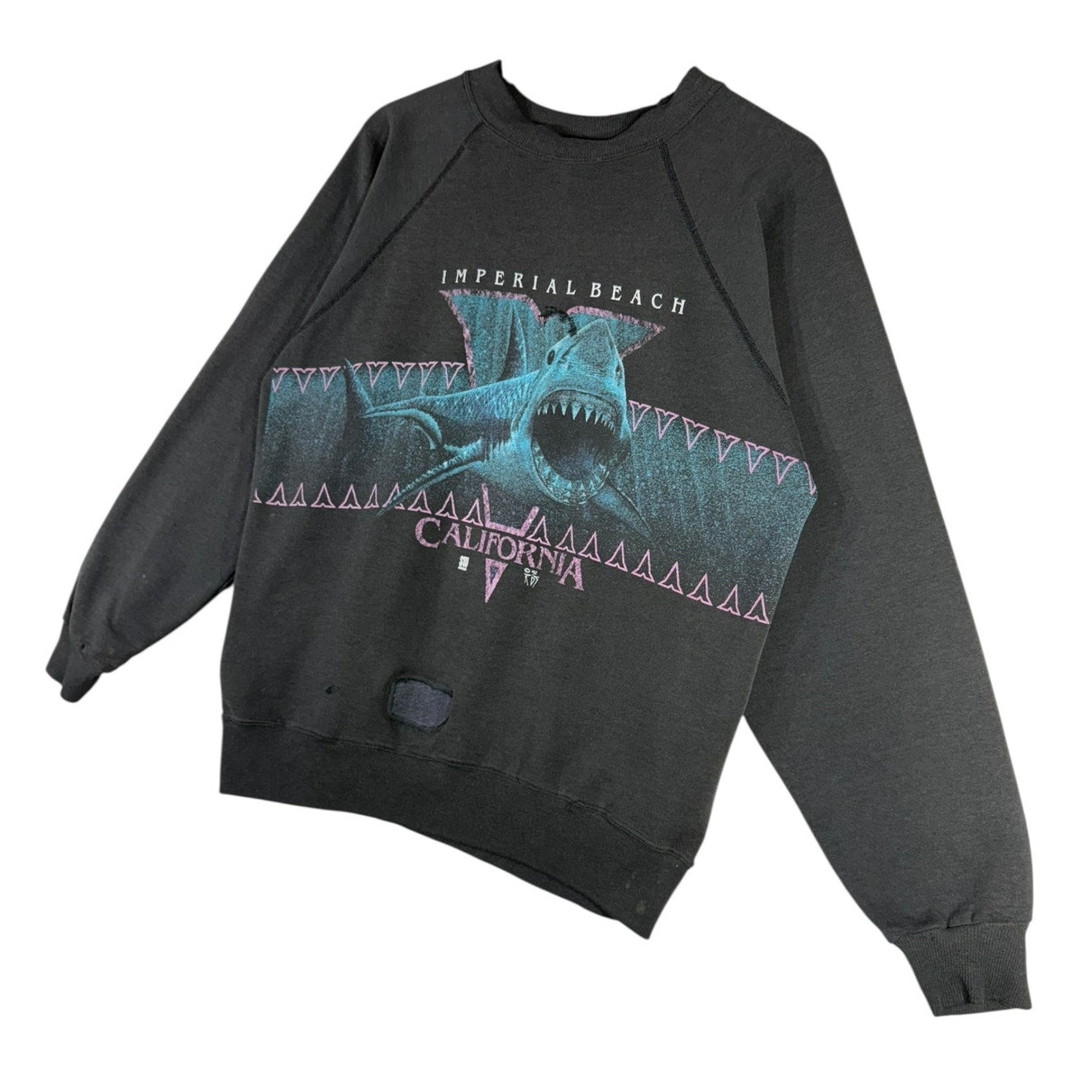 Vintage Imperial Beach California Shark Crewneck