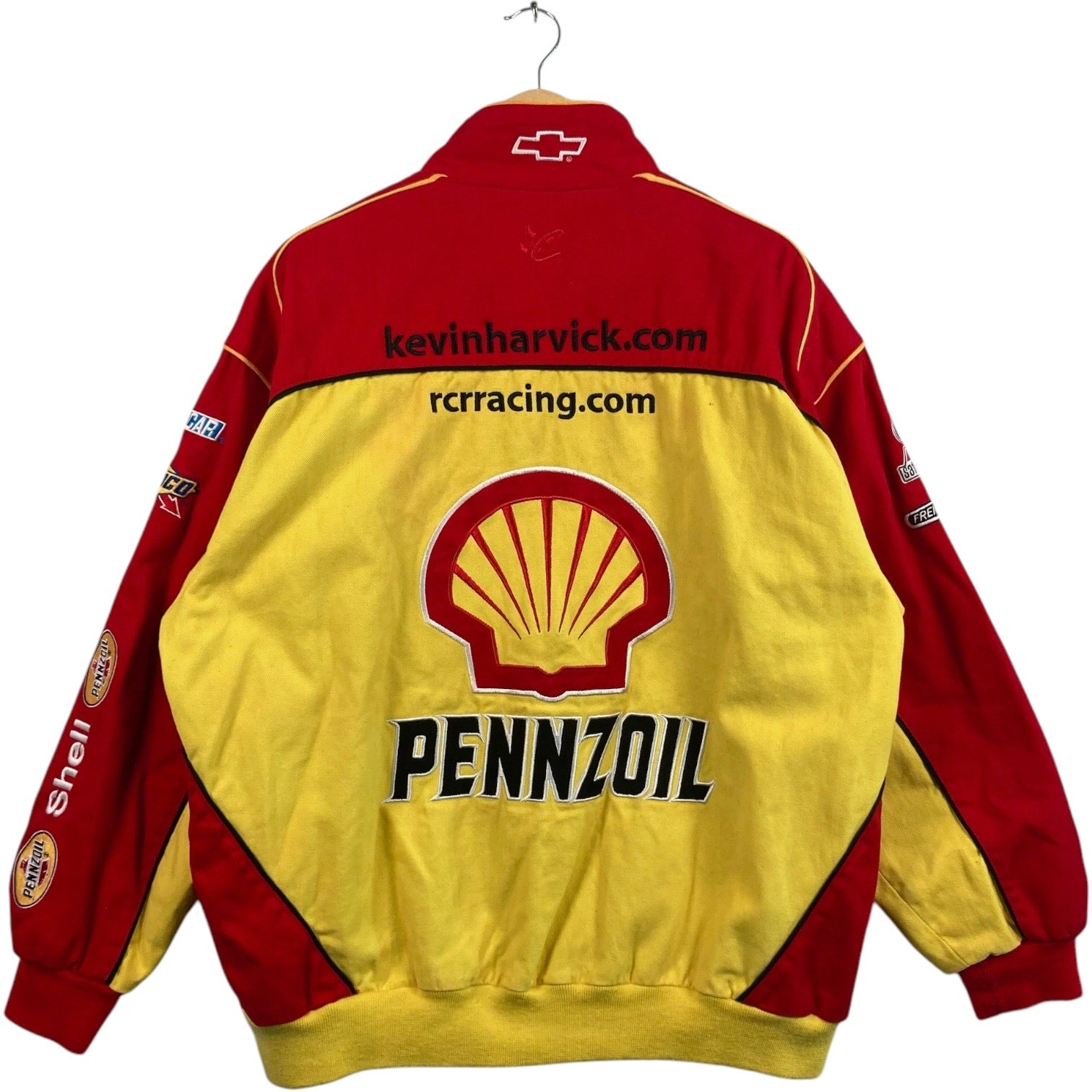 Vintage Pennzoil Patches Racing NASCAR Bomber Jacket
