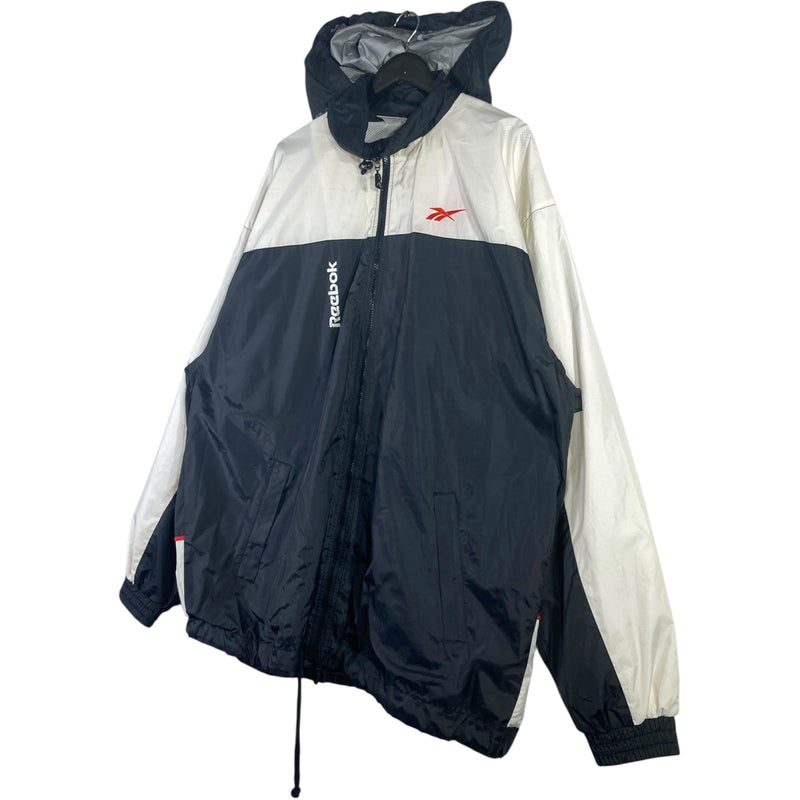 Vintage Reebok Colorblock Hooded Windbreaker
