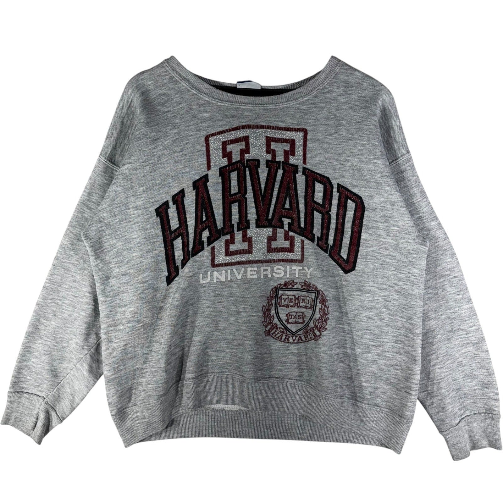 Vintage Harvard University Arch Spellout Crewneck 90s