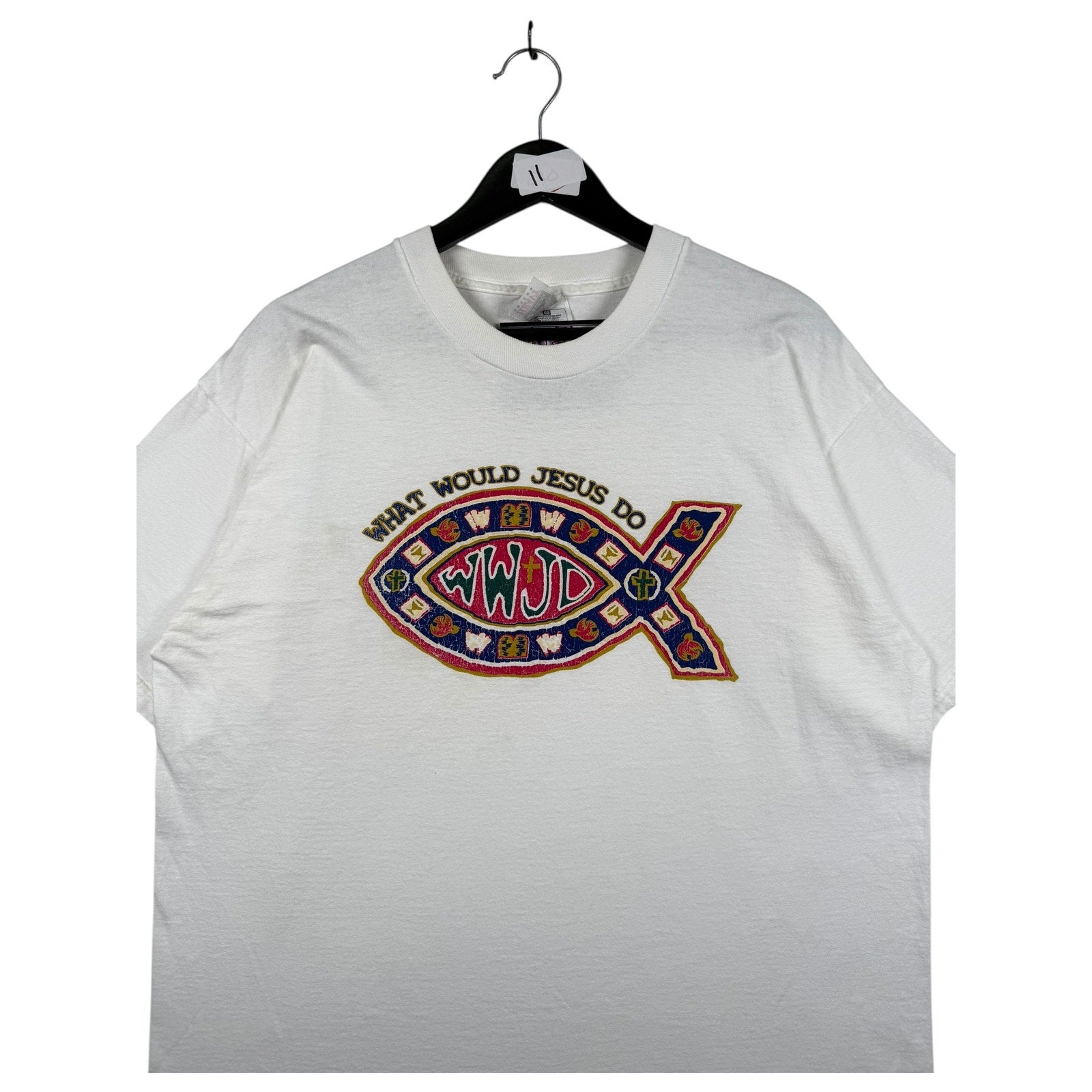 Vintage WWJD What Would Jesus Do Christian T-Shirt