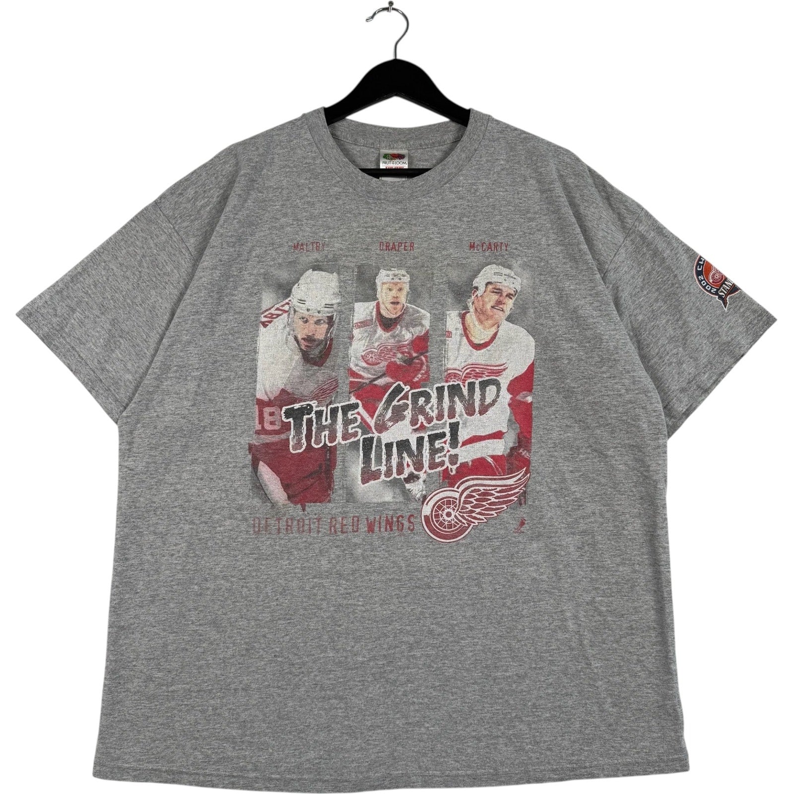 Vintage Detroit Redwings "The Grind Line" Tee