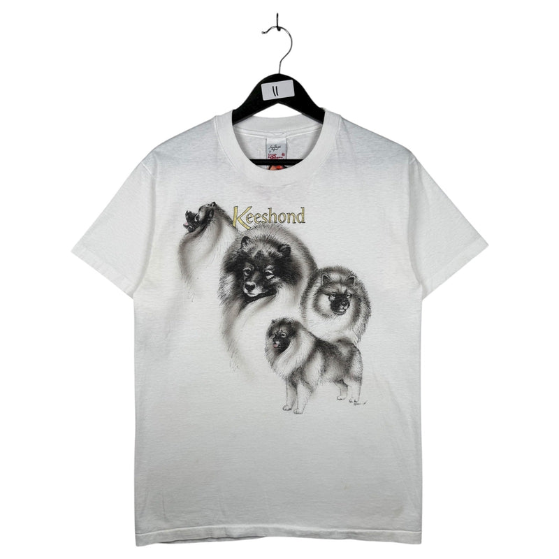 Vintage Keeshond Dog Breed Graphic T-Shirt