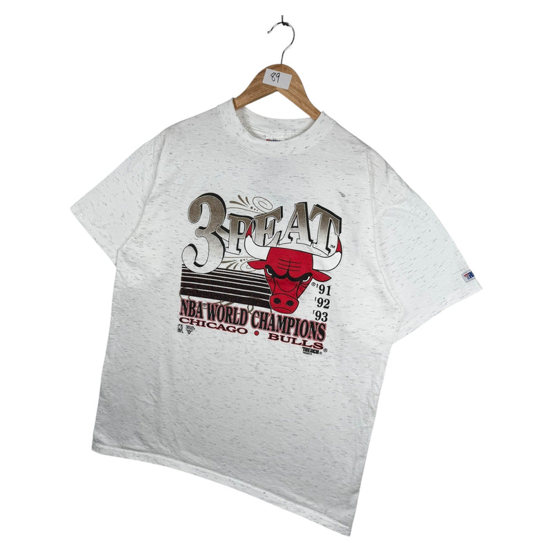 Vintage NBA Chicago Bulls 3 Peat World Champions T-Shirt