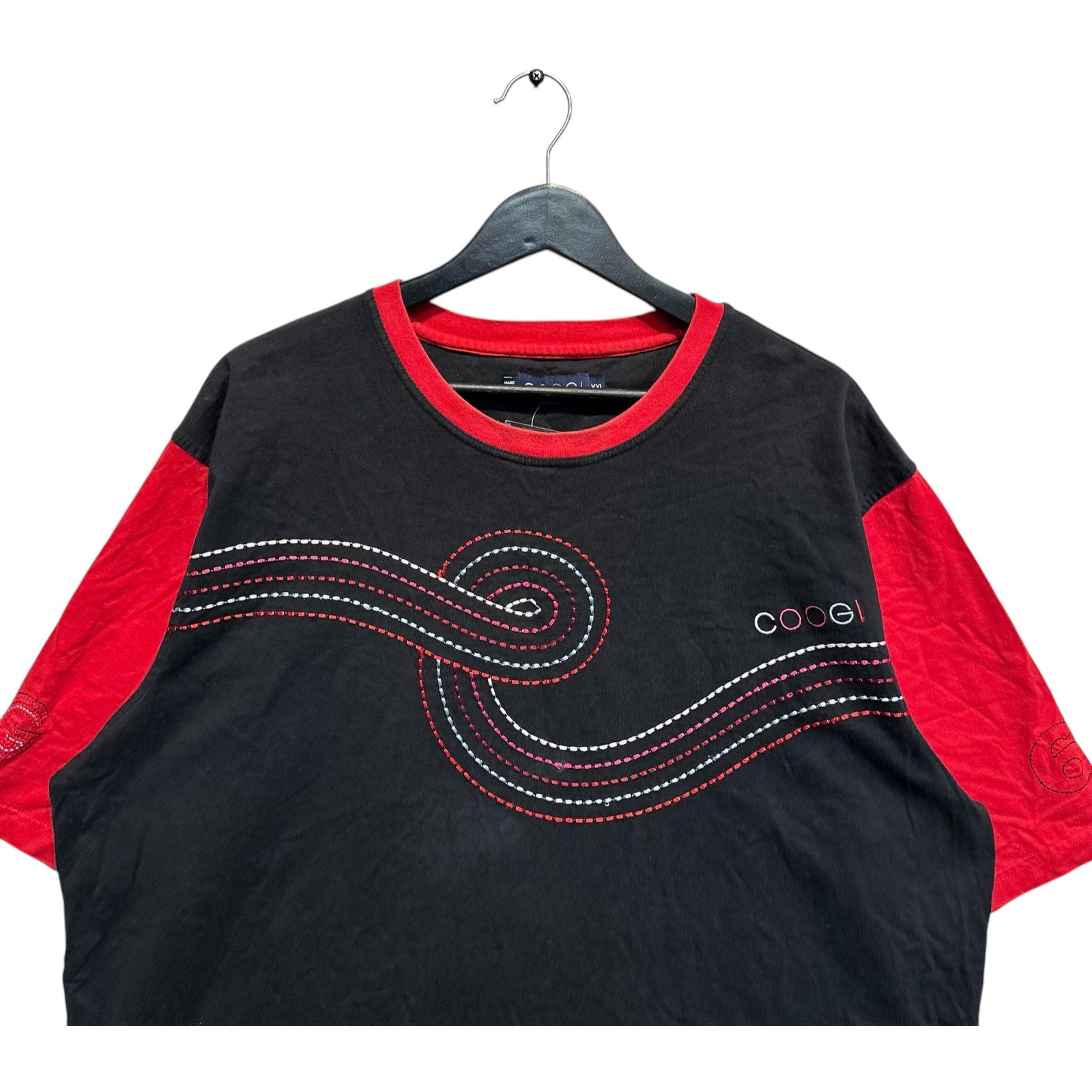 Vintage Coogi Embroidered Spellout Tee