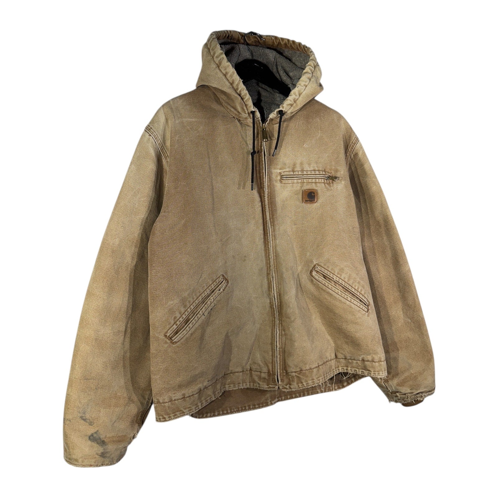 Vintage Carhartt Insulated Full Zip Hooded Workwear Jacket