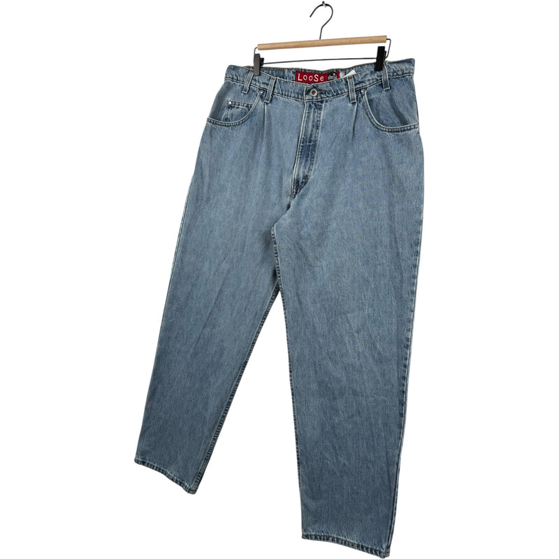Vintage Levi's Silver Tab Loose Straight Leg Denim Jeans 38x30