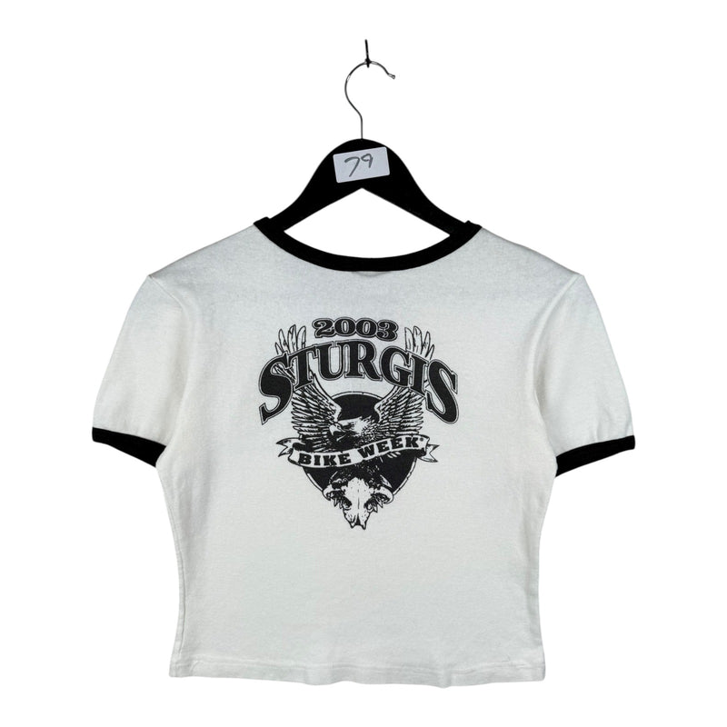 Vintage Sturgis Bike Week 2003 Ringer Women's T-Shirt