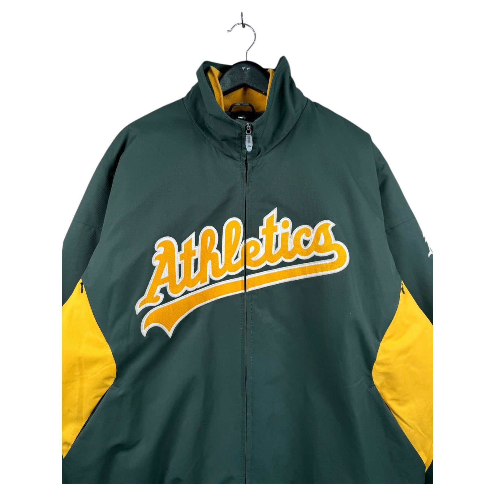 Vintage MLB Majestic Athletics Full Zip Varsity Jacket