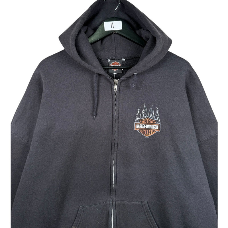 Vintage Harley Davidson Full Zip Hoodie