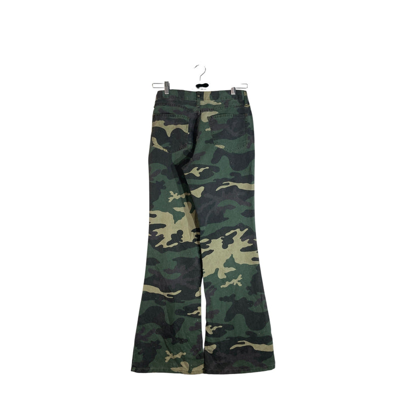 Vintage Camo Flared Pants 28x30