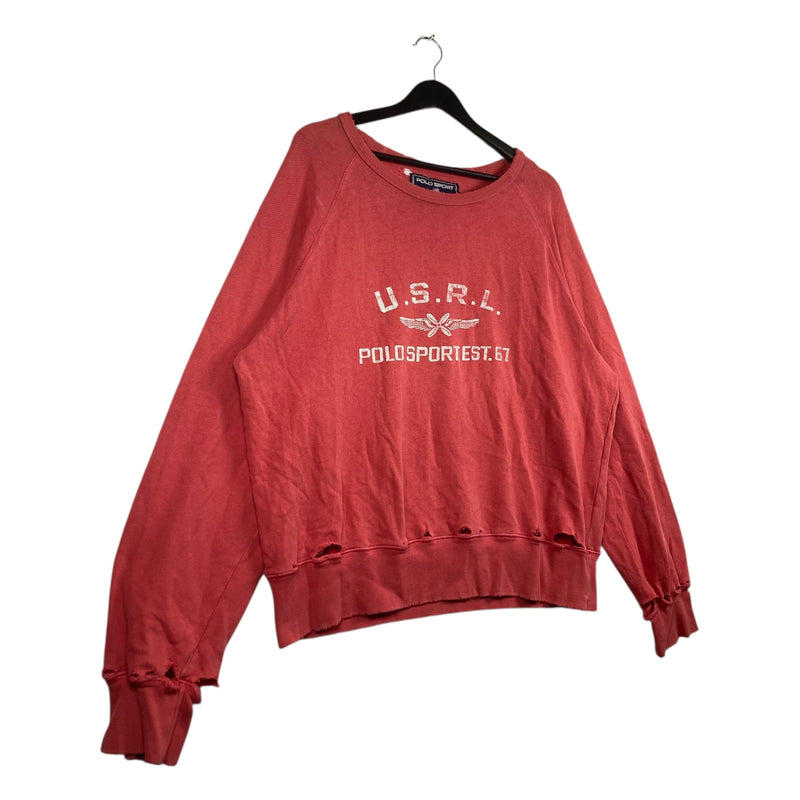 Vintage Polo Sport U.S.R.L. Distressed Crewneck