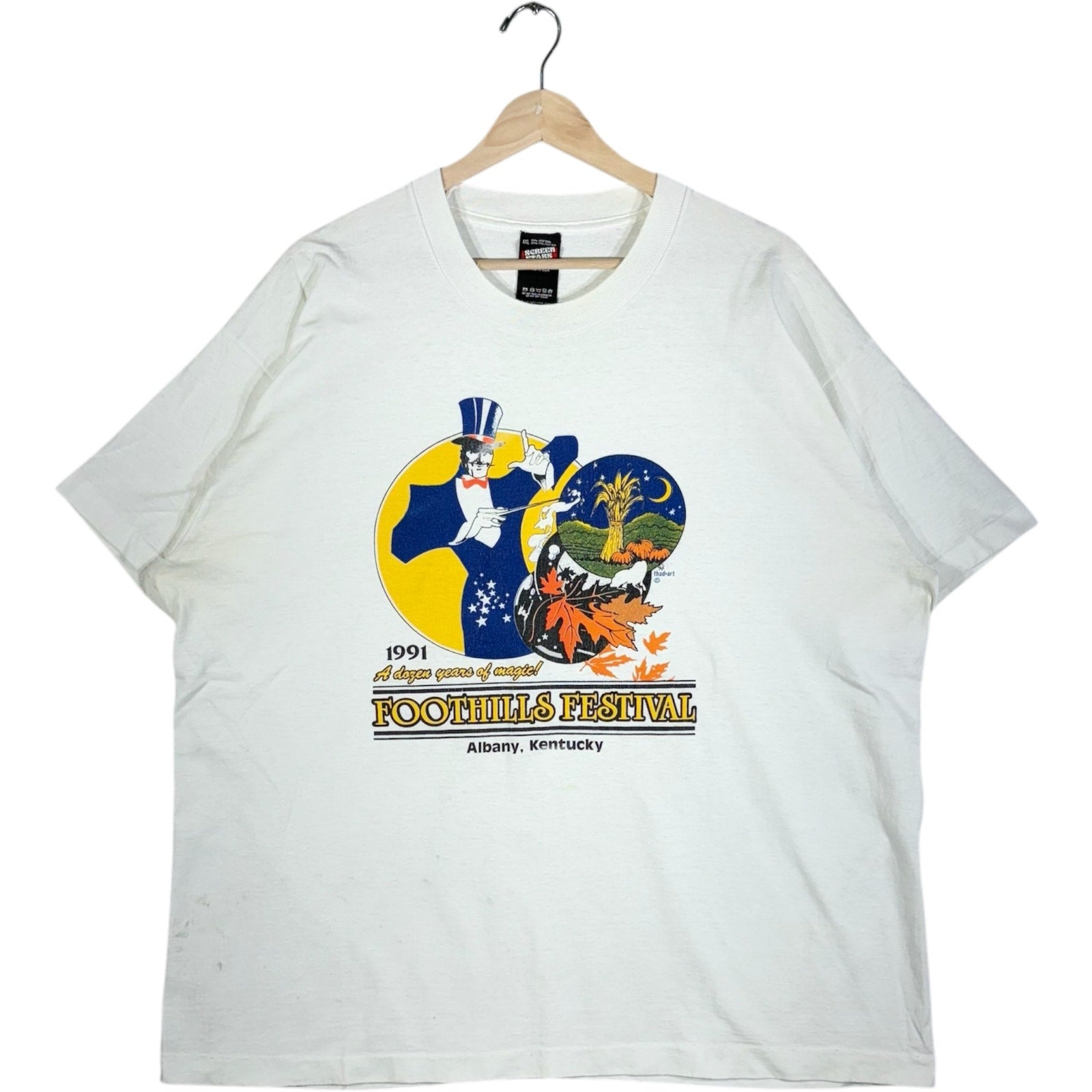Vintage Foothills Festival Albany Kentucky Tee 90s