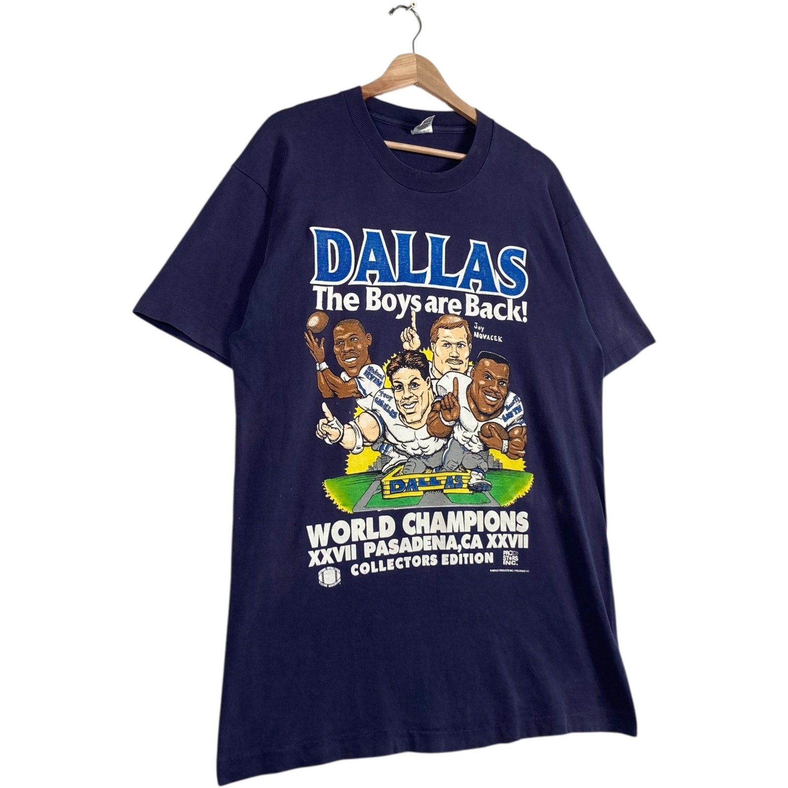 Vintage Dallas Cowboys Super Bowl XXVII The Boys Are Back NFL T-Shirt