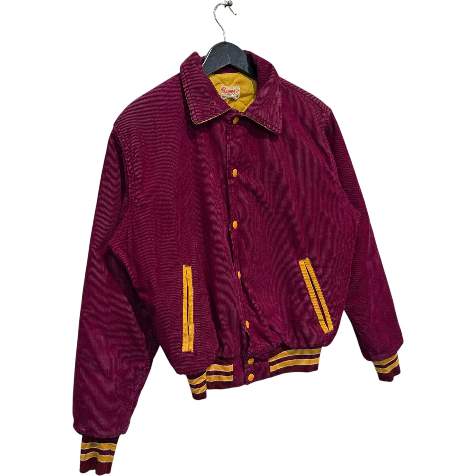 Vintage Rennoe Whitehall Corduroy Varsity Jacket 70s
