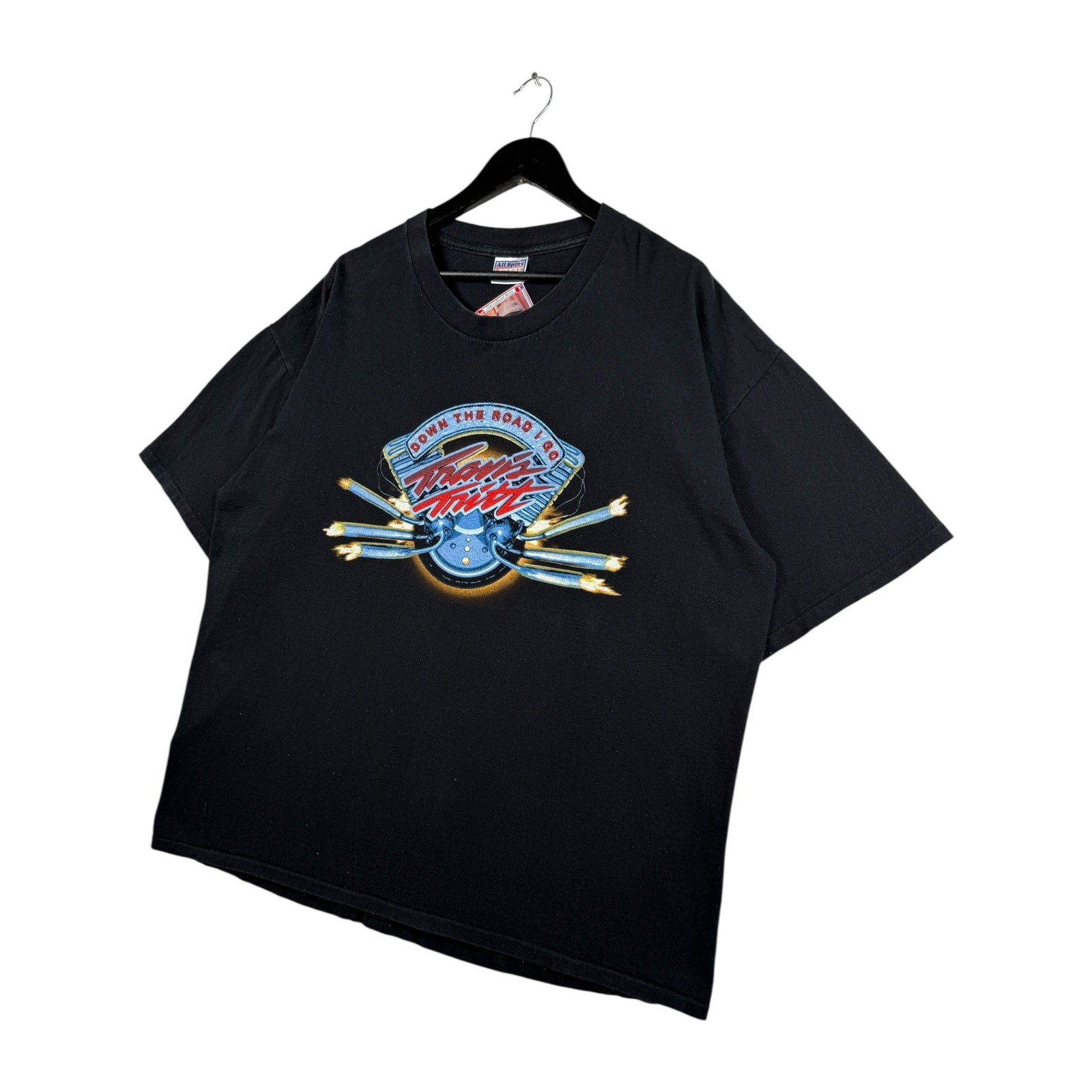 Vintage Travis Tritt Down The Road I Go Tour T-Shirt