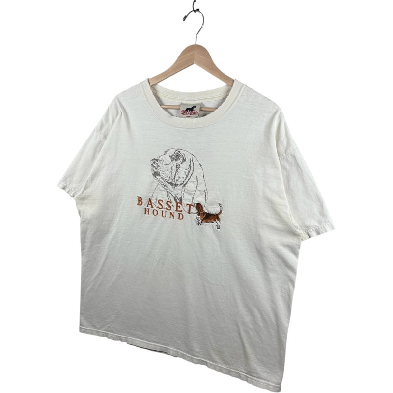 Vintage Basset Hound Dog Graphic T-Shirt