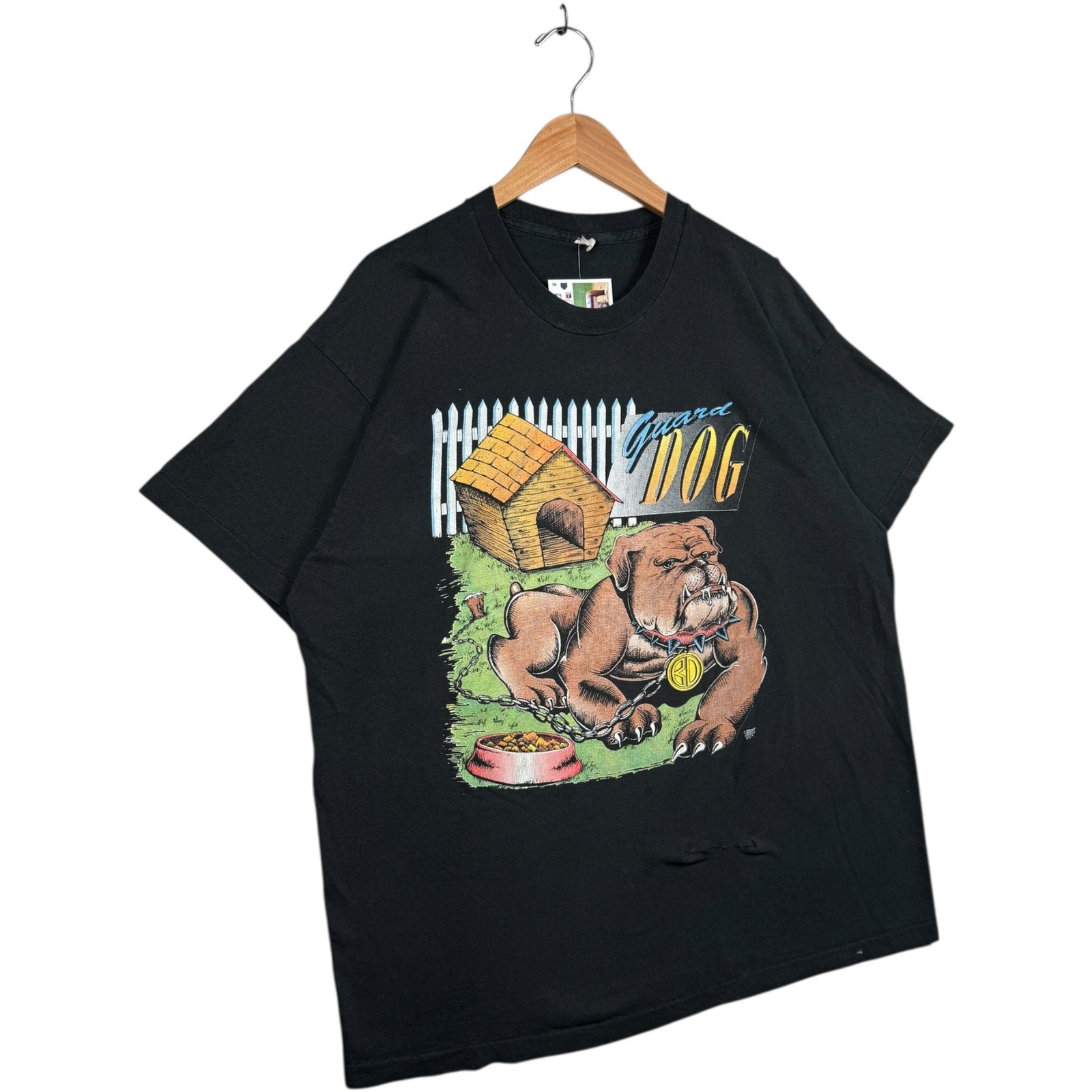 Vintage Guard Dog Bulldog T-Shirt