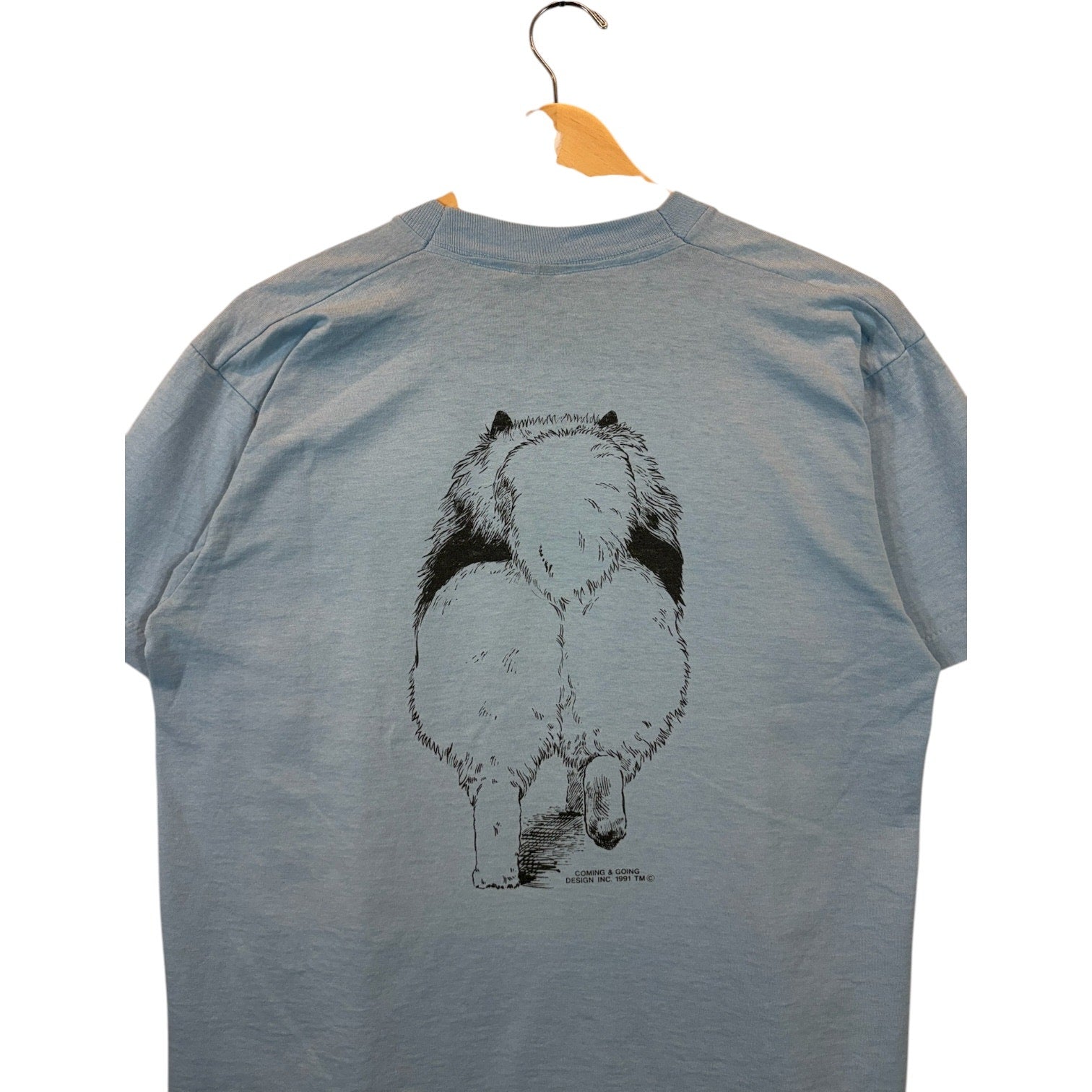 Vintage Coming & Going Design 1991 T-Shirt