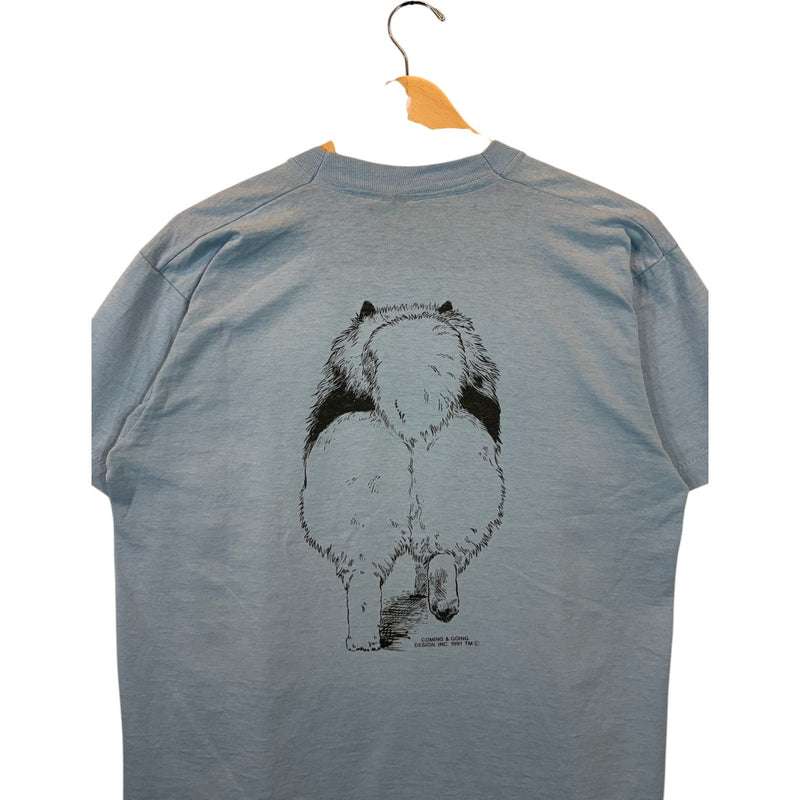 Vintage Coming & Going Design 1991 T-Shirt