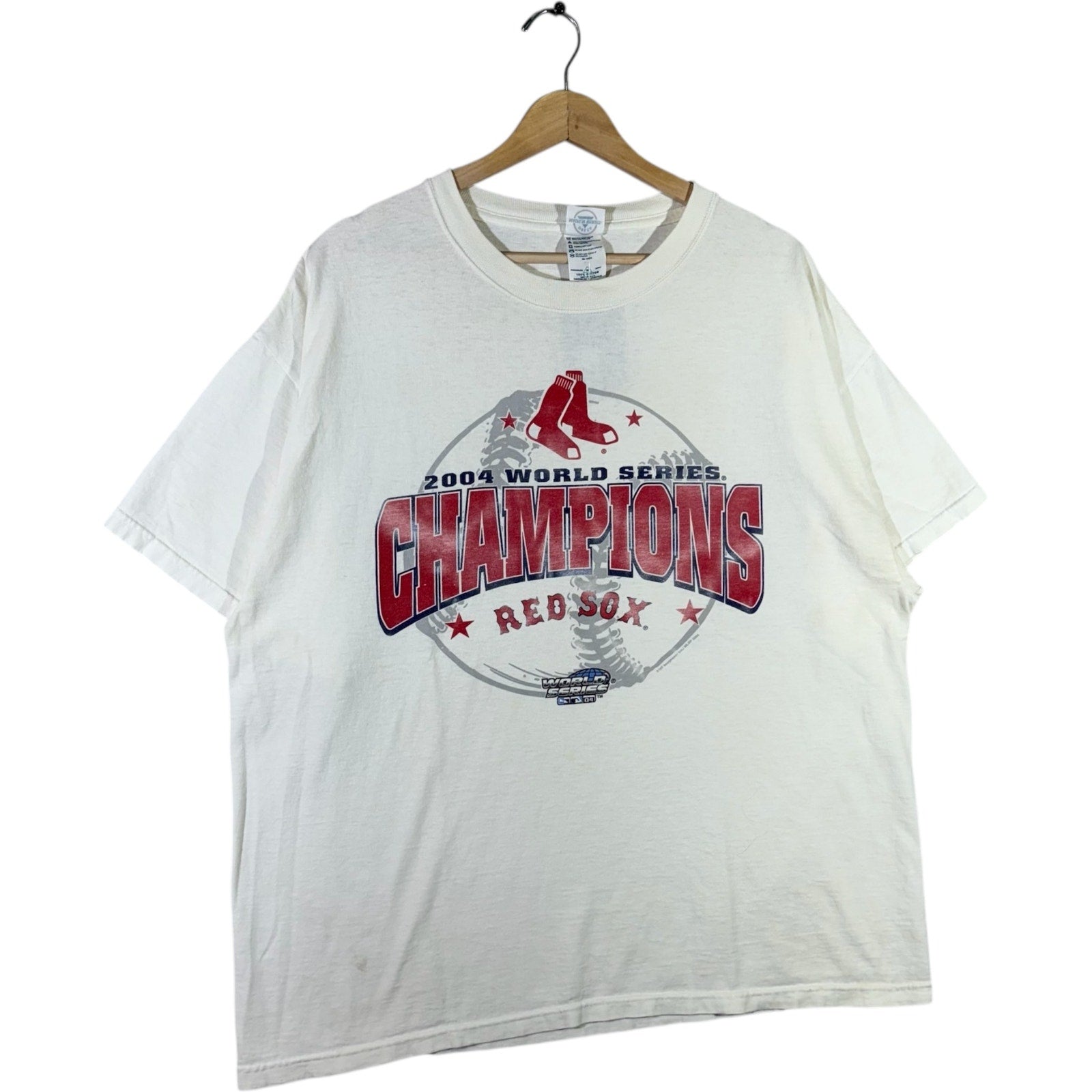 Vintage Boston Red Sox World Series Champs Tee 2004