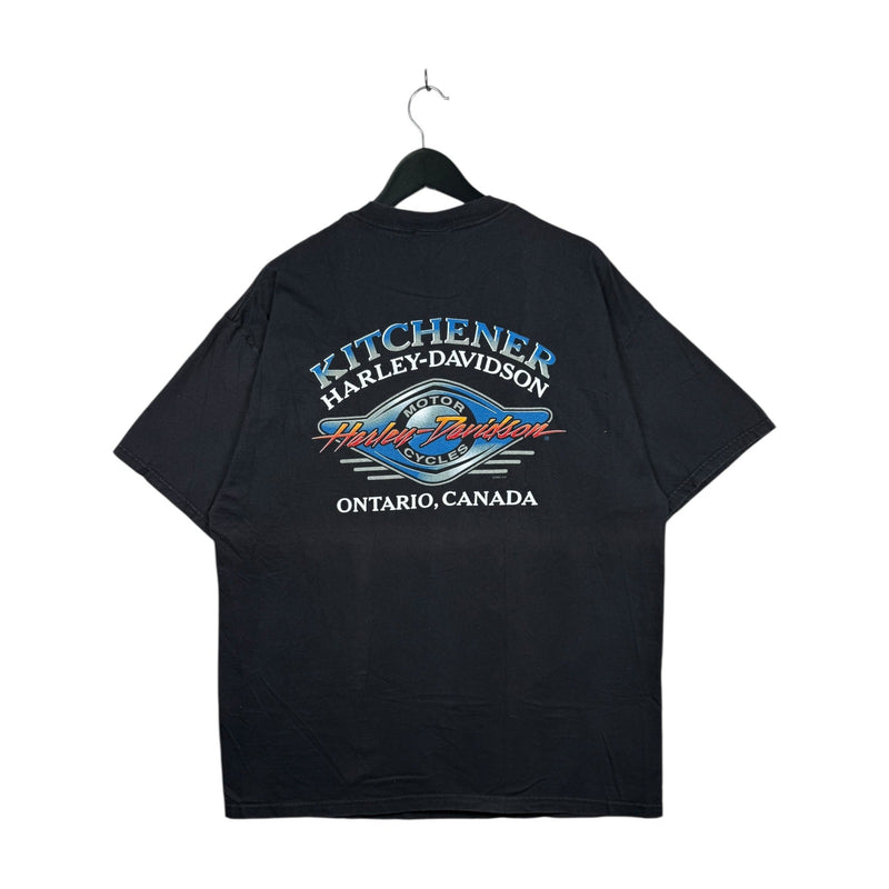 Vintage Harley Davidson Motorcycles Kitchener Canada T-Shirt