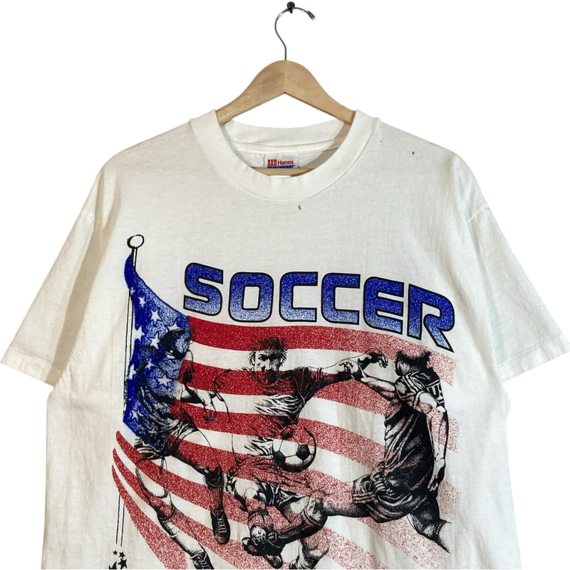 Vintage 1996 Olympic Soccer Event Tee