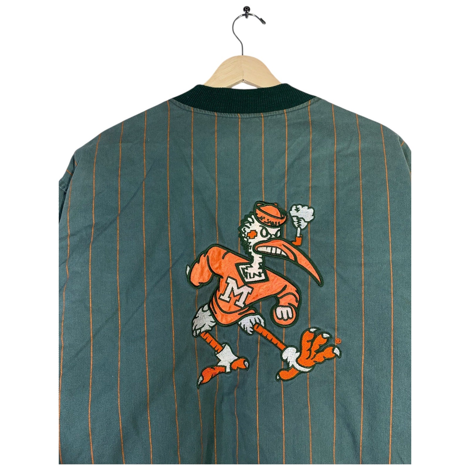 Vintage Miami Hurricanes NCAA Bomber Jacket