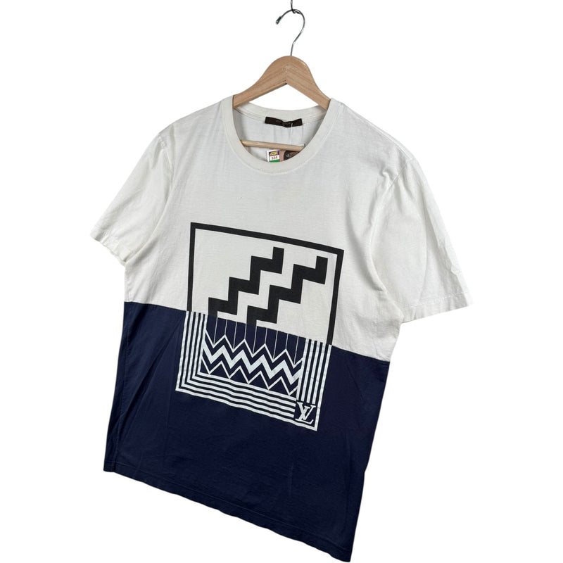 Vintage Louis Vuitton Paris Geometric Graphic T-Shirt