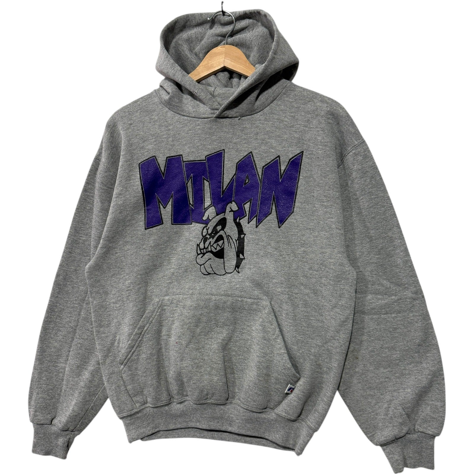 Vintage Milan Tennessee Bulldogs Russell Hoodie