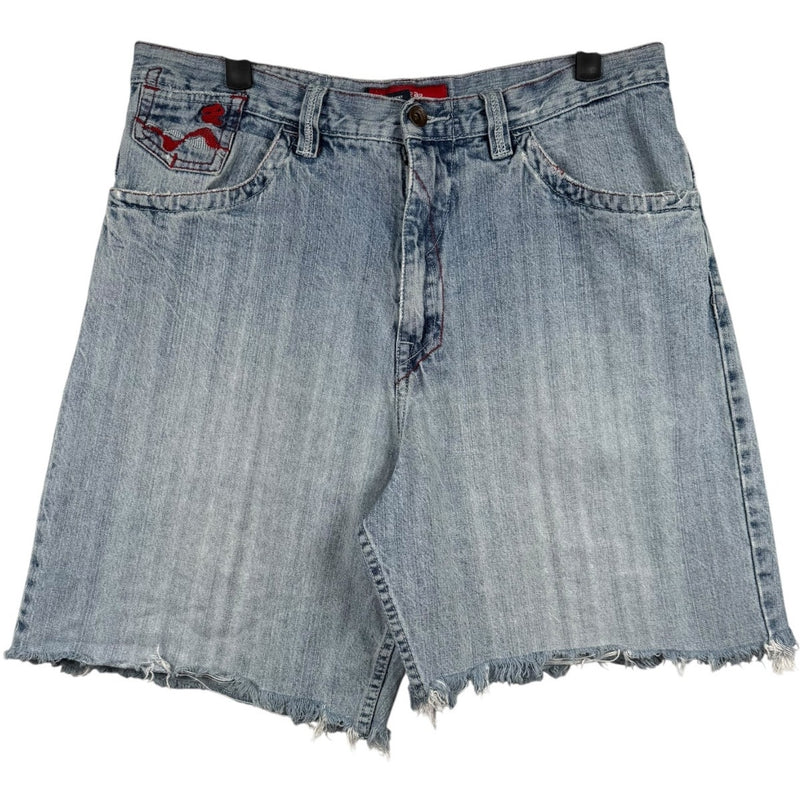 Vintage Rocawear Raw Hem Denim Shorts 34