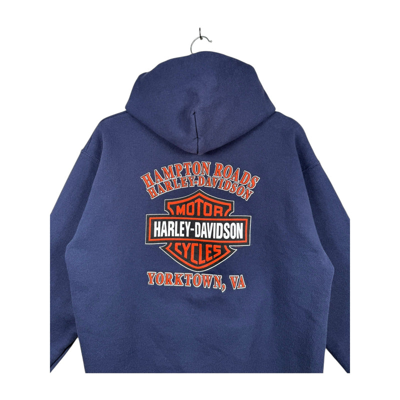 Vintage Harley Davidson Hampton Roads Hoodie