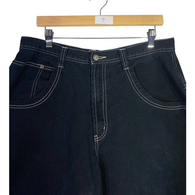 Vintage Ignition Tribal Embroidered Denim Shorts 36