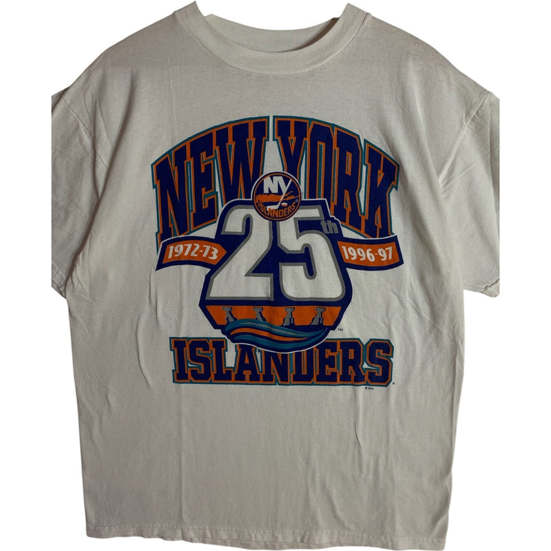 Vintage New York Islanders 25th Anniv NHL T-Shirt