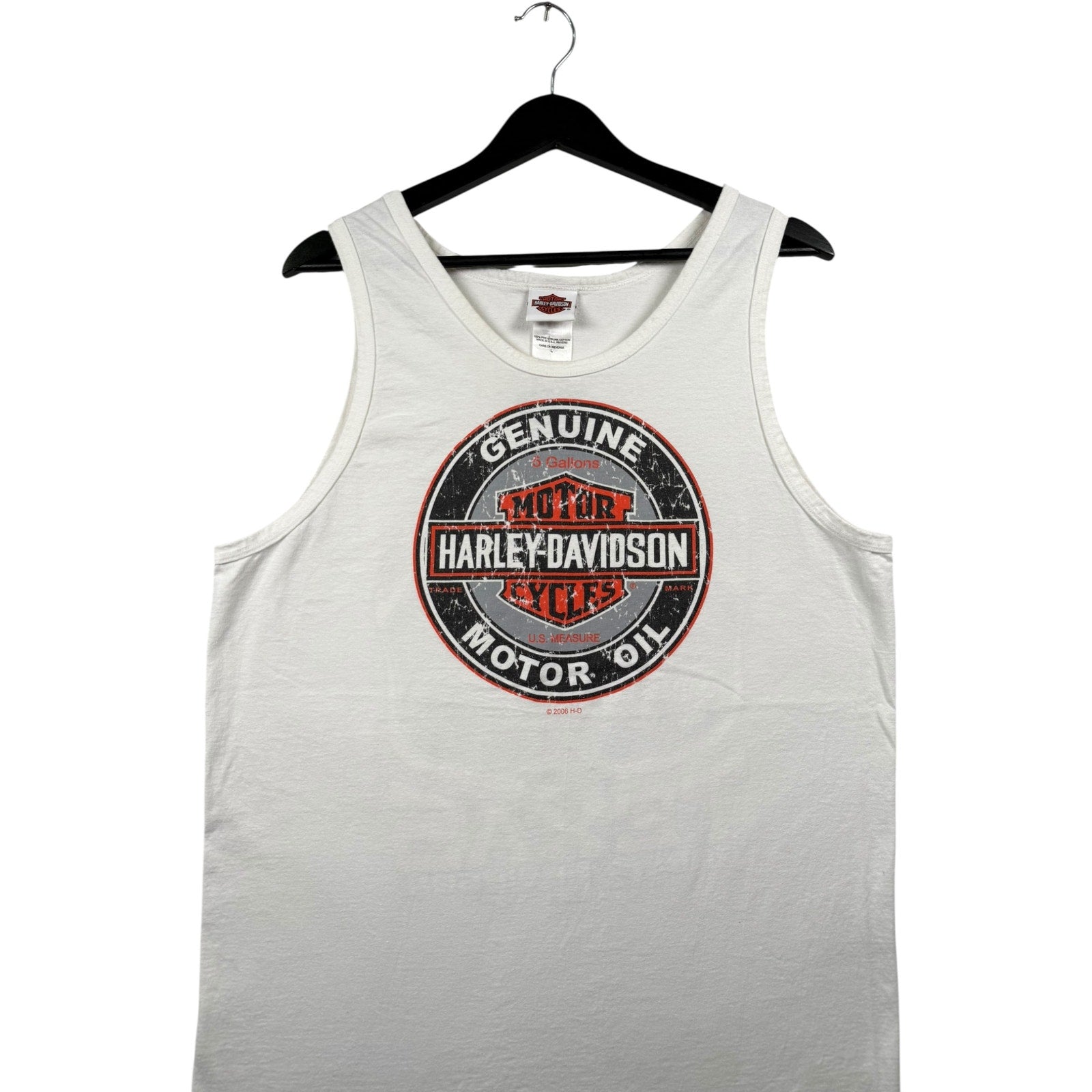 Vintage Harley Davidson Central Texas Motor Oil Tank Top
