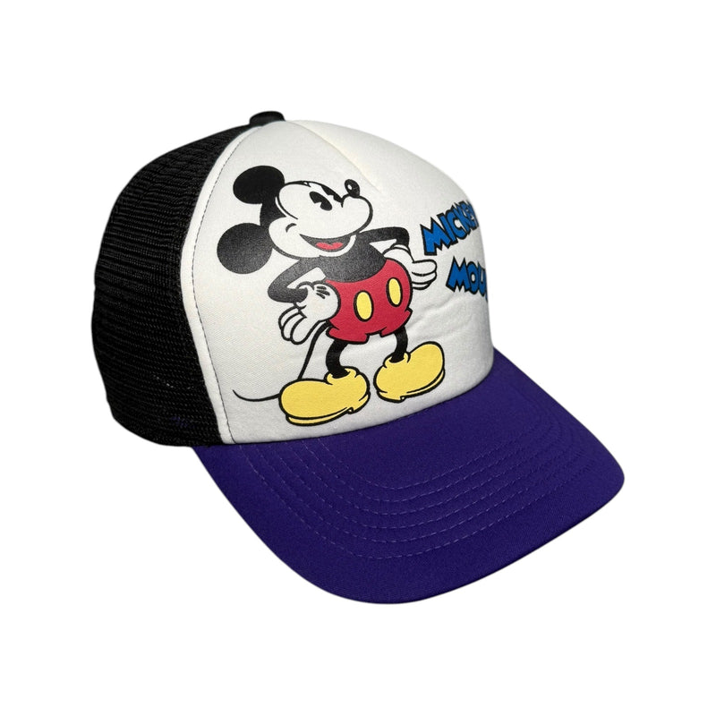Vintage Mickey Mouse Mesh Snapback Hat OSFA