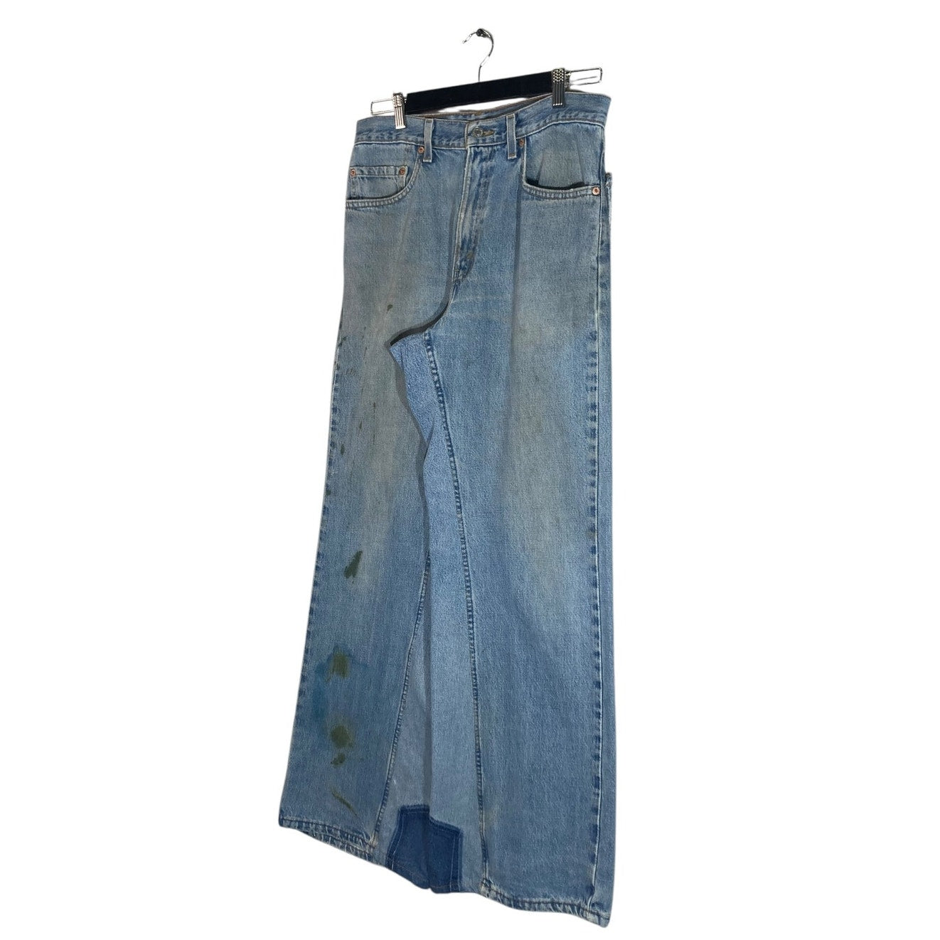 Y2K Cut & Sew Levi's 505 Wide Leg Denim Jeans 30x30