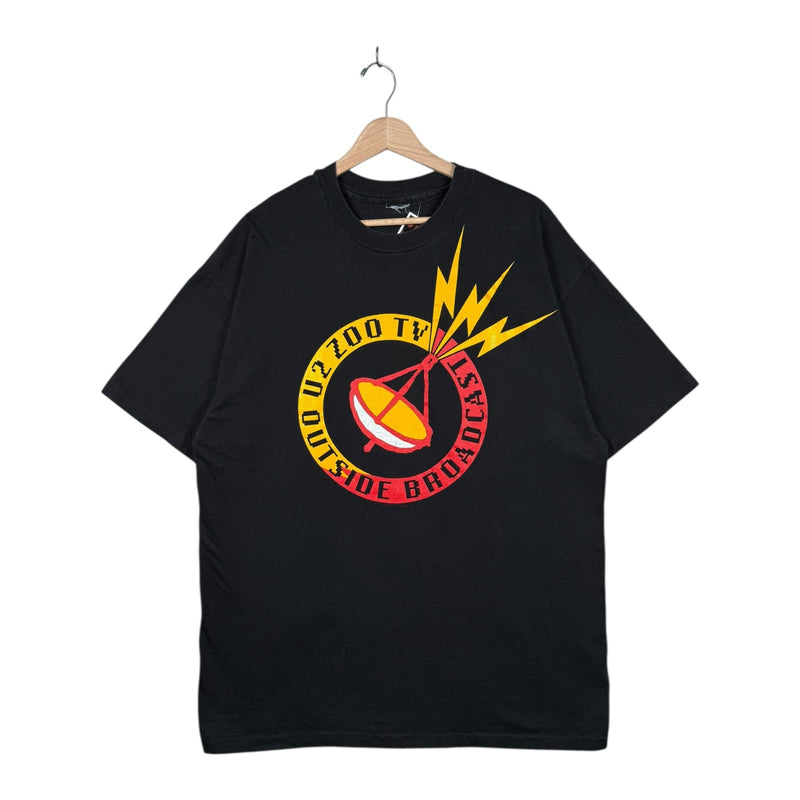 Vintage U2 Zoo TV Outside Broadcast Band T-Shirt