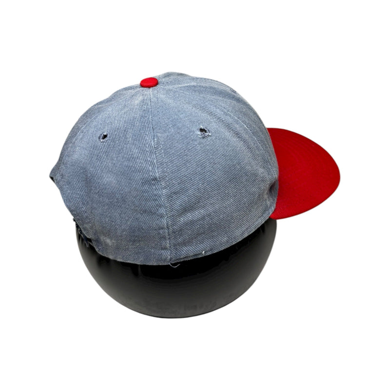 Vintage St. Louis Blues Denim Snapback Hat OSFA