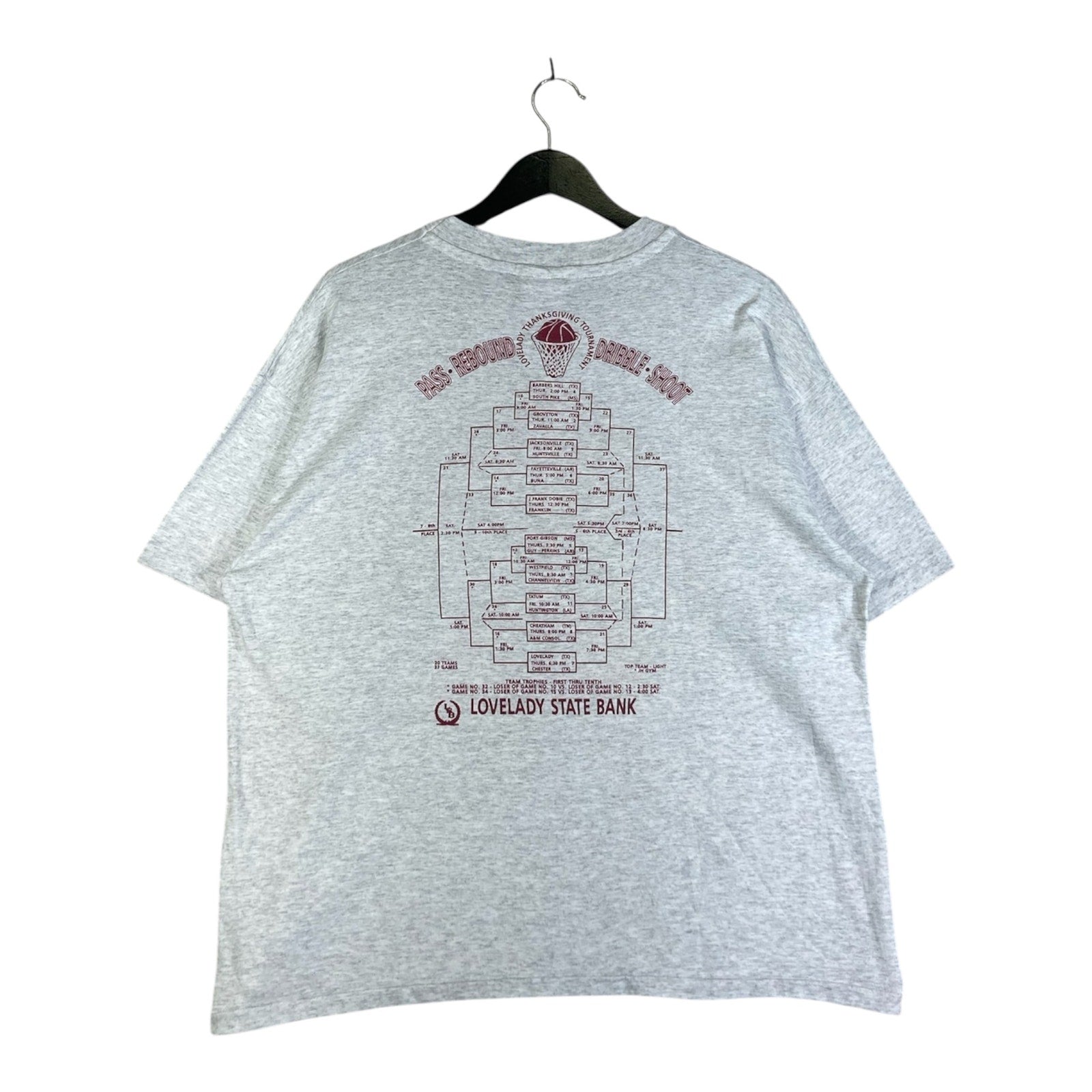Vintage Lovelady Thanksgiving Basketball Tournament T-Shirt