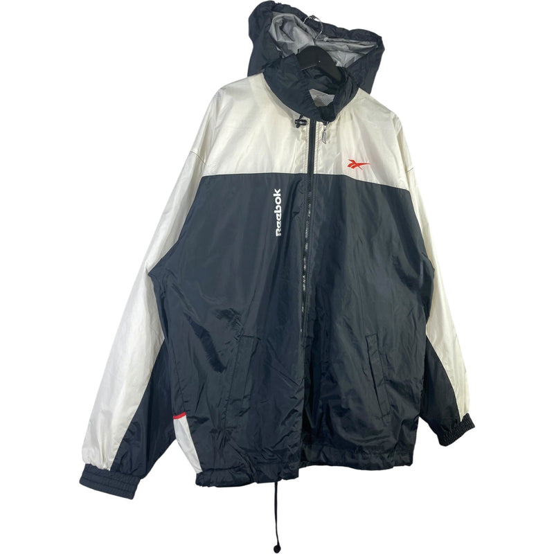 Vintage Reebok Colorblock Hooded Windbreaker