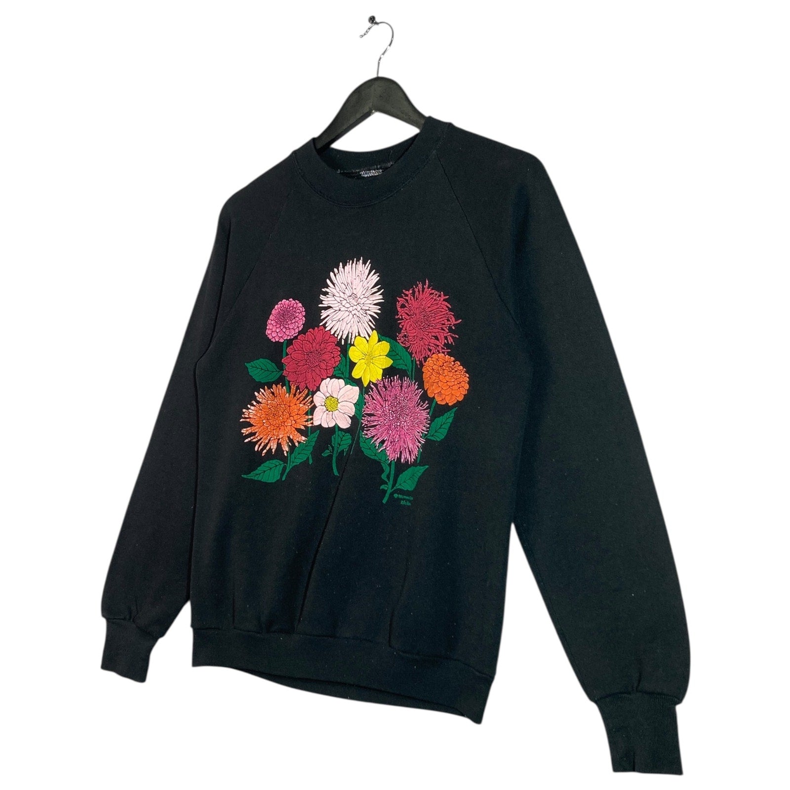 Vintage Wild Oaks Floral Botanical Graphic Crewneck