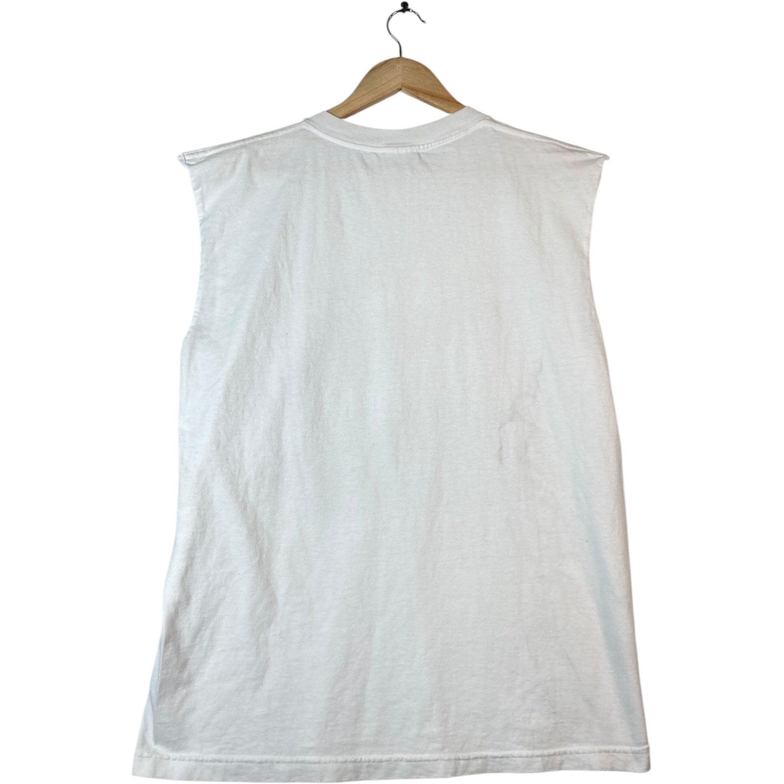 Vintage Gildan Graphic Print Muscle Sleeves Tank Top