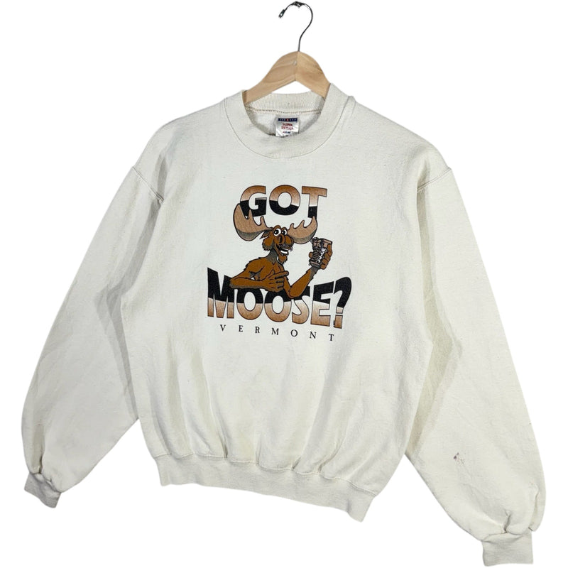 Vintage Got Moose? Vermont Spellout Souvenir Crewneck
