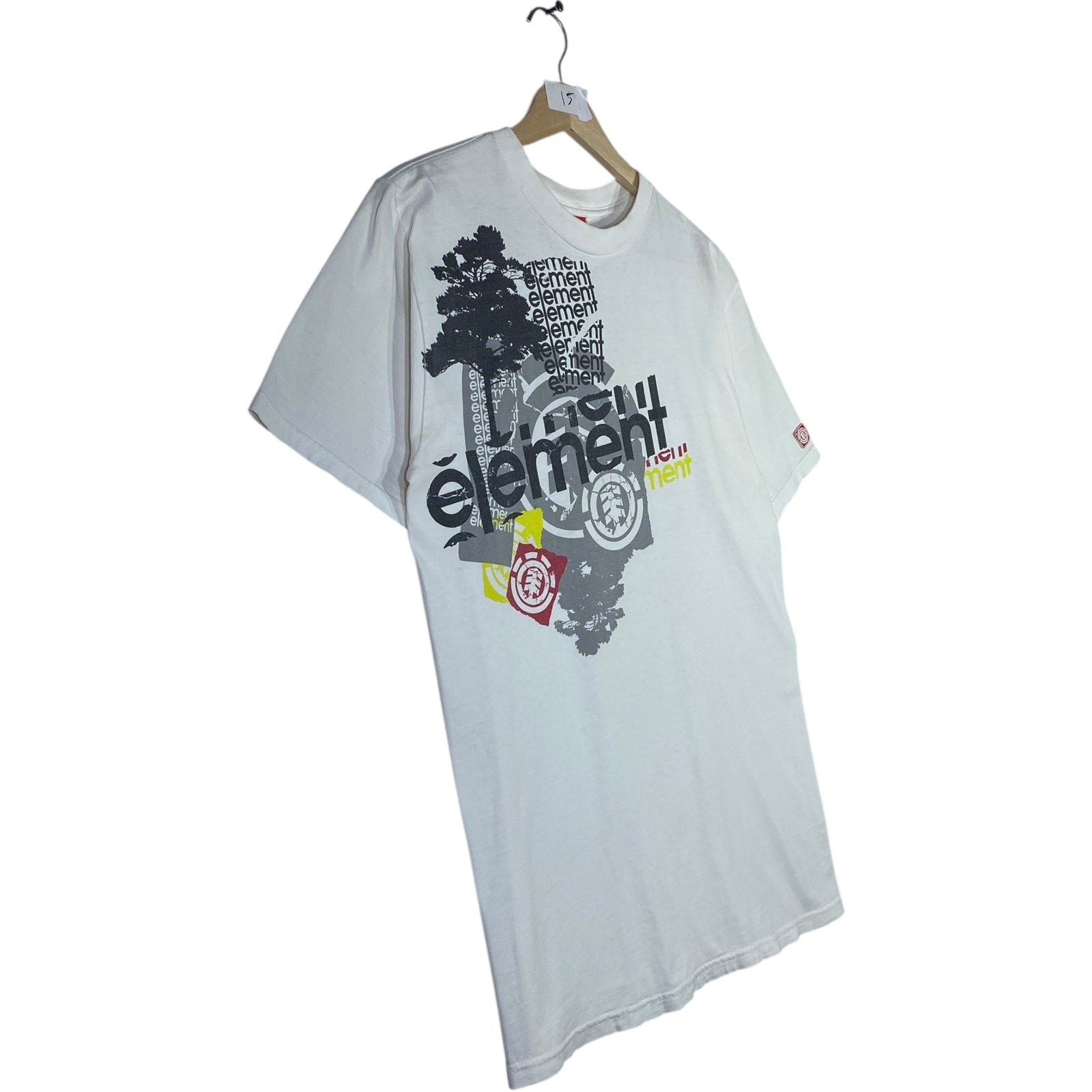 Vintage Element Graphic Print T-Shirt