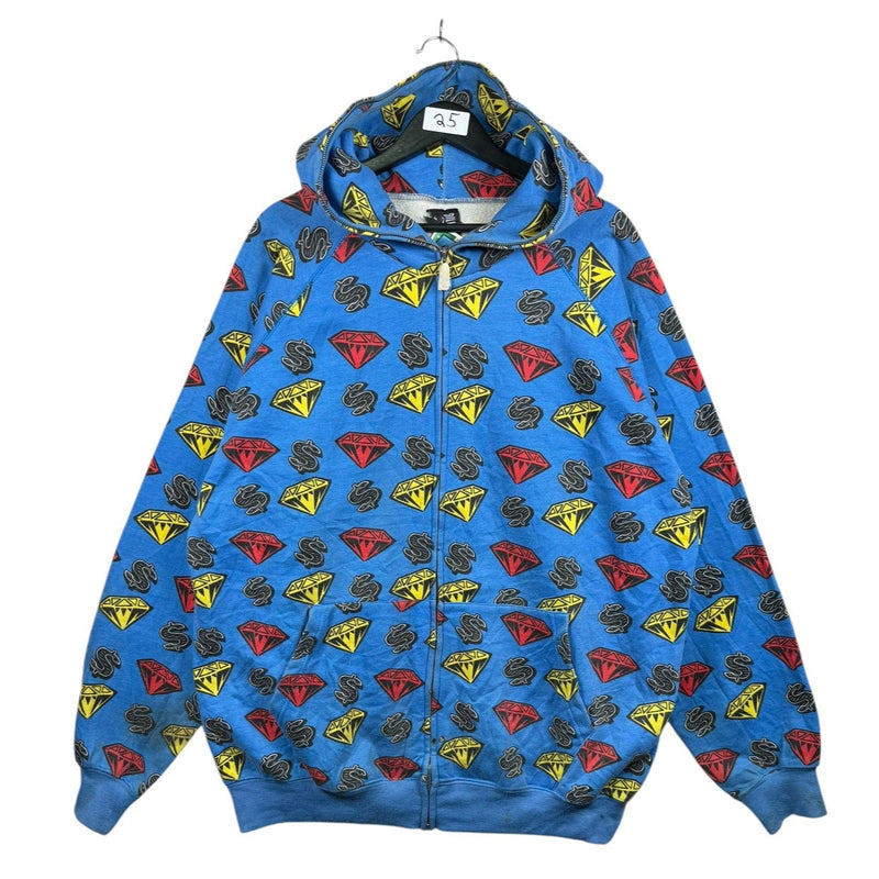 Vintage Billionaire Boys Clubs AOP Full Zip Hoodie