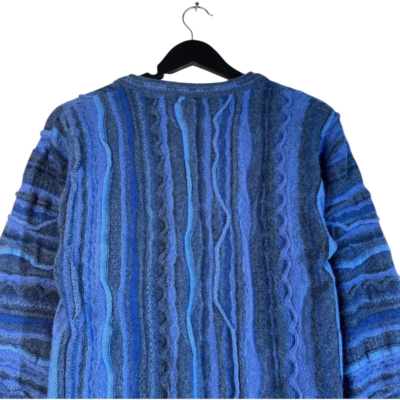 Vintage COOGI 3D Knit V-Neck Sweater