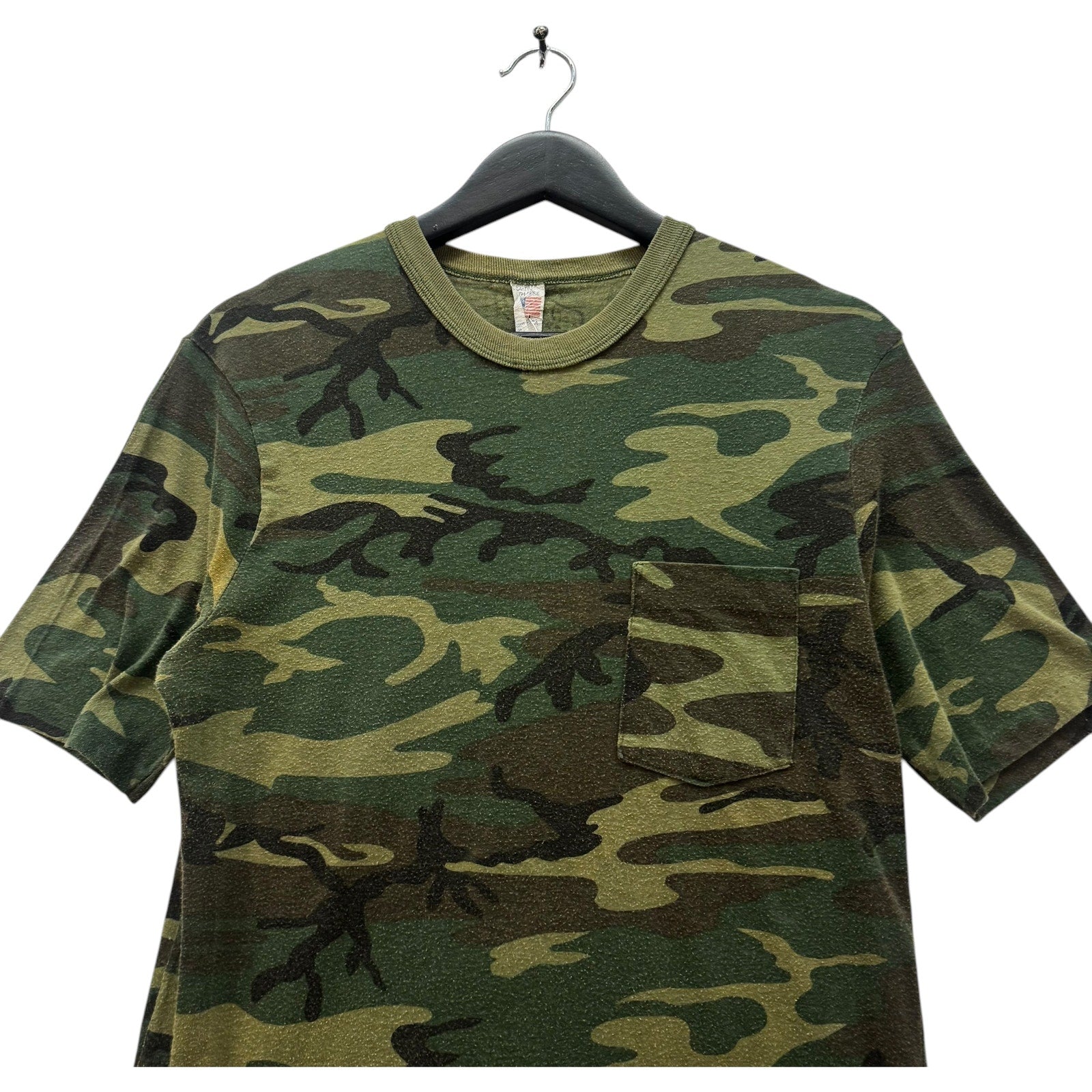Vintage Camo Ringer Tee 90s